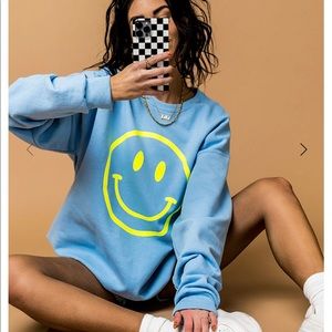 LALA ORIGINAL DESIGN: The World Needs Your Magic Pullover in Sky Blue